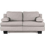 SCHLAFSOFA Macy in Webstoff Hellgrau  - Wengefarben/Hellgrau, KONVENTIONELL, Holz/Textil (203/94/100cm) - Novel