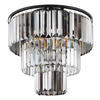 DECKENLEUCHTE Naxis 40/33,5 cm   - Klar/Schwarz, Basics, Glas/Metall (40/33,5cm) - Globo