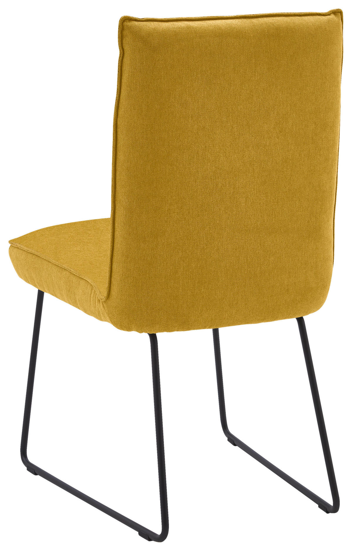 STUHL - Gelb/Schwarz, Design, Textil/Metall (49/93/59cm) - Dieter Knoll