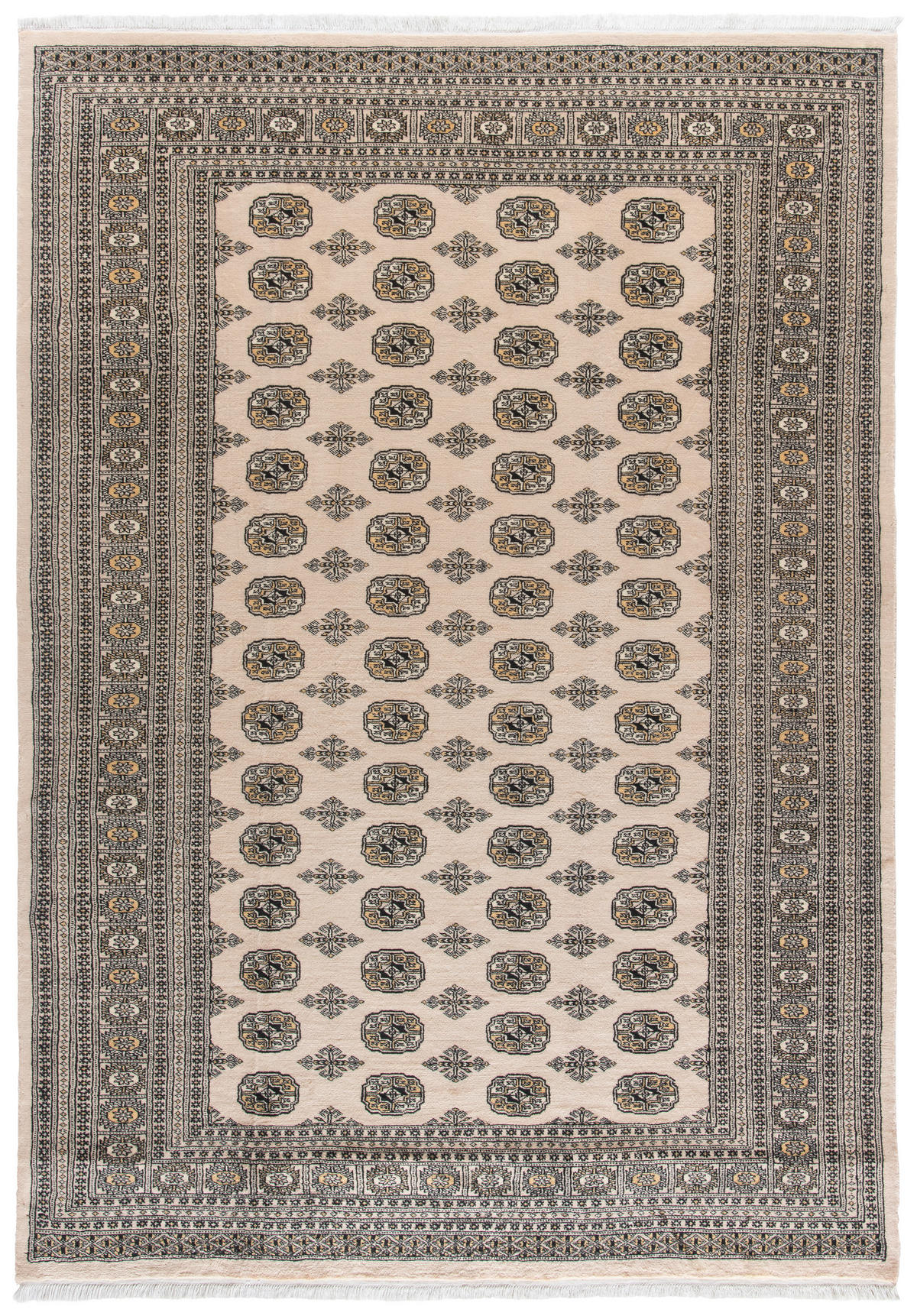 ORIENTTEPPICH 80/300 cm Bochara Premium CR. Beige  - Beige, LIFESTYLE, Textil (80/300cm) - Cazaris