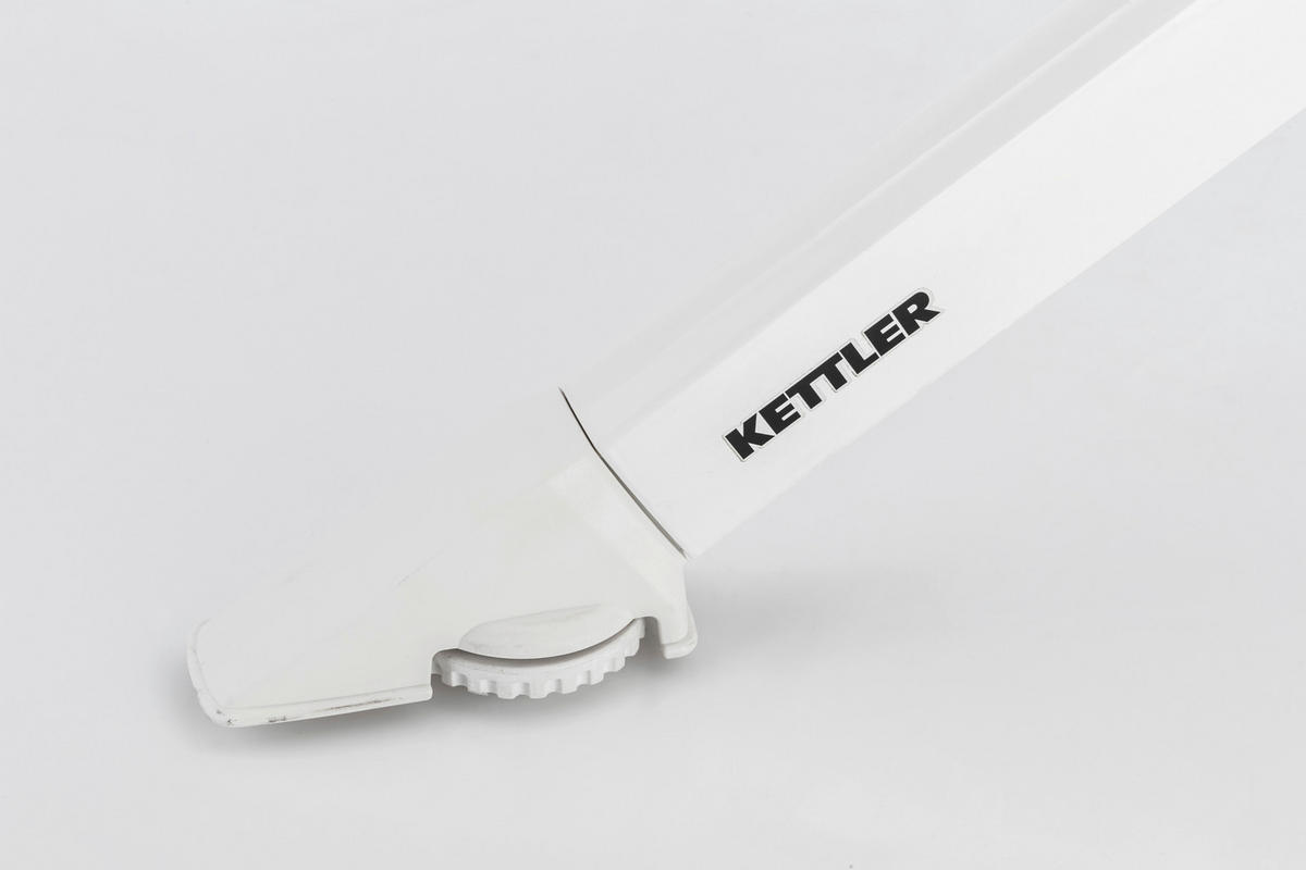 GARTENKLAPPTISCH 140/95/74 cm Metall, Kunststoff rechteckig  - Weiß, Basics, Kunststoff/Metall (140/95/74cm) - Kettler