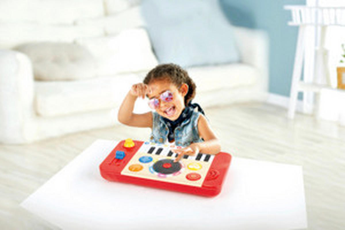 KINDER-MUSIC-PLAYER - Hellrot, Basics, Holzwerkstoff/Kunststoff (34/4,2/18,5cm) - Hape