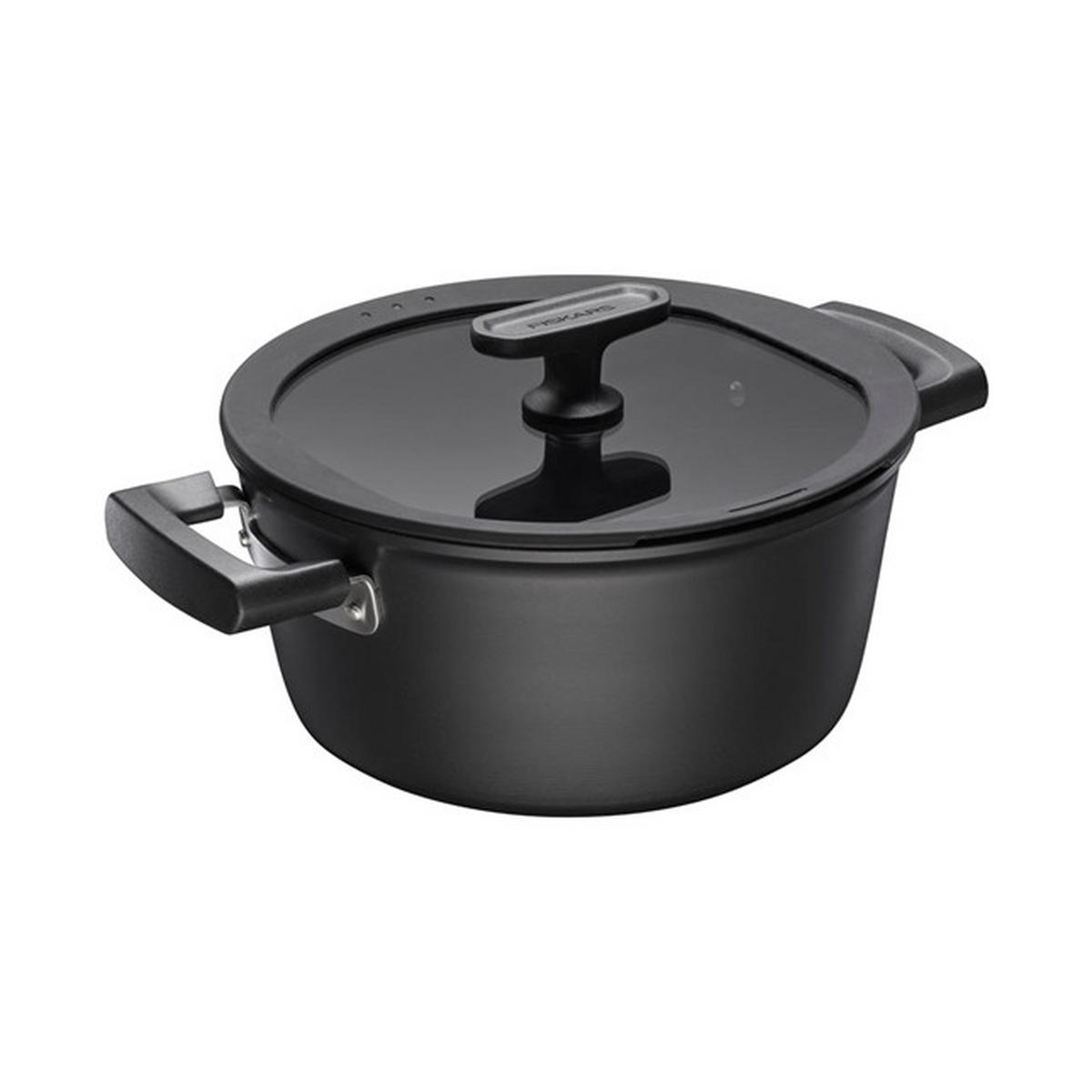 LONEC  HARD FACE  3,5 l  kovina  22 cm  - črna, Basics, kovina (22cm) - Fiskars