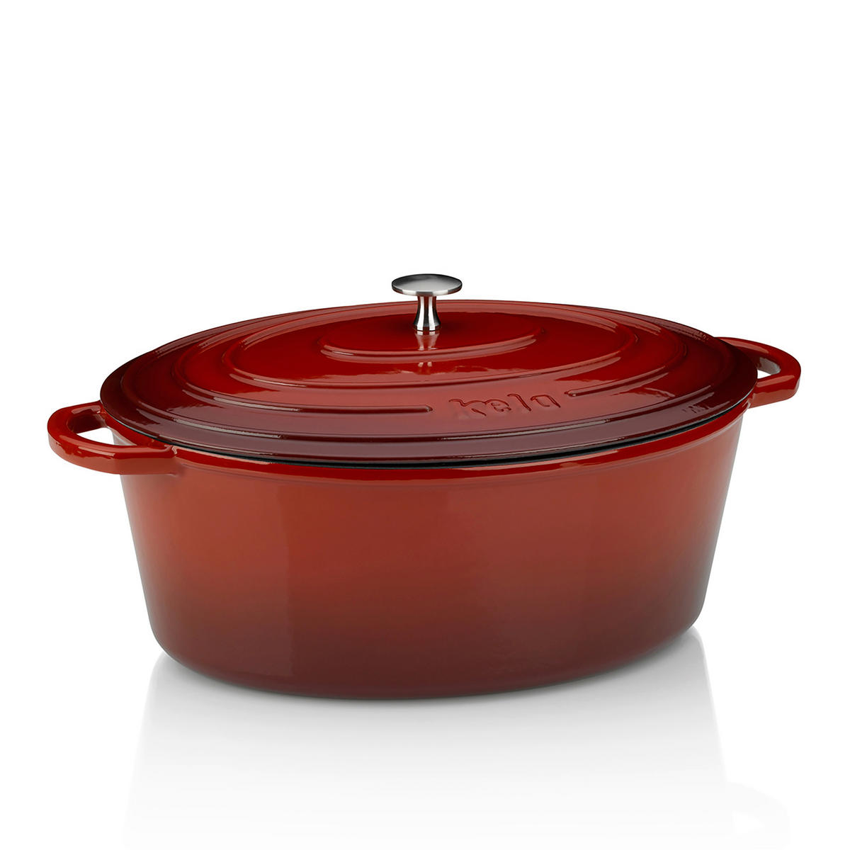 PEKAČ   9.3 l  Calido  - bež/crvena, Konvencionalno, metal (36/29/15cm) - Kela