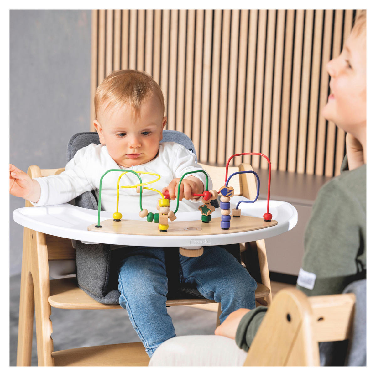 ESS- UND SPIELBRETT Arketa Play Tray  - Weiß, Basics, Kunststoff (46/4,6/58cm) - Hauck