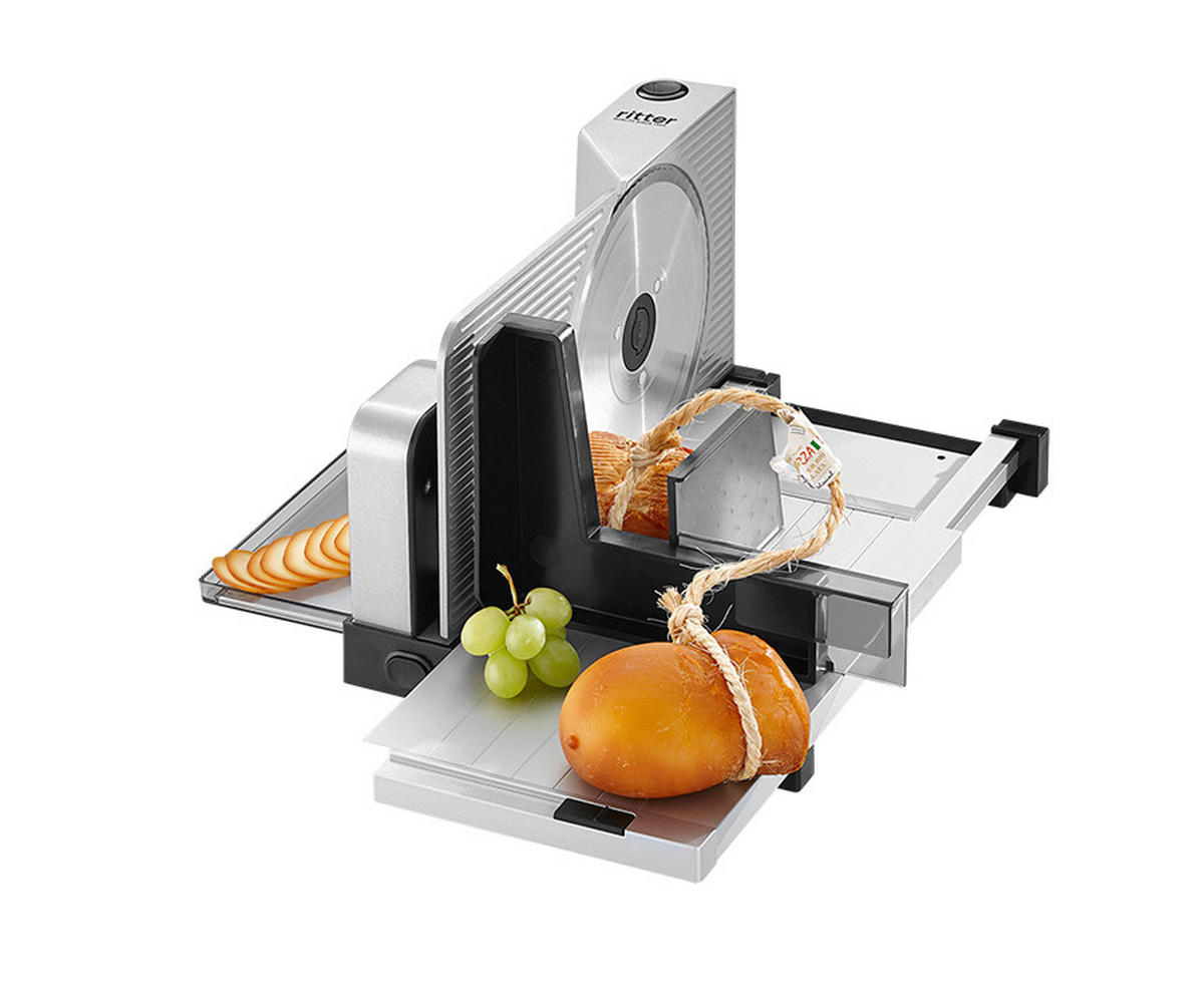 ALLESSCHNEIDER   - Silberfarben/Schwarz, Basics, Kunststoff/Metall (39,5 cm/25,5 cm/15,5 cmcm)