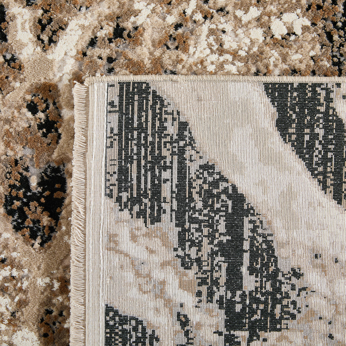 VINTAGE-TEPPICH 200/290 cm GASIRA Anthrazit, Creme rechteckig  - Anthrazit/Creme, Design, Textil (200/290cm) - Dieter Knoll