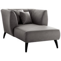 XXL-SESSEL in Lederlook Anthrazit  - Anthrazit/Schwarz, Modern, Holz/Textil (108/84/155cm) - Livetastic