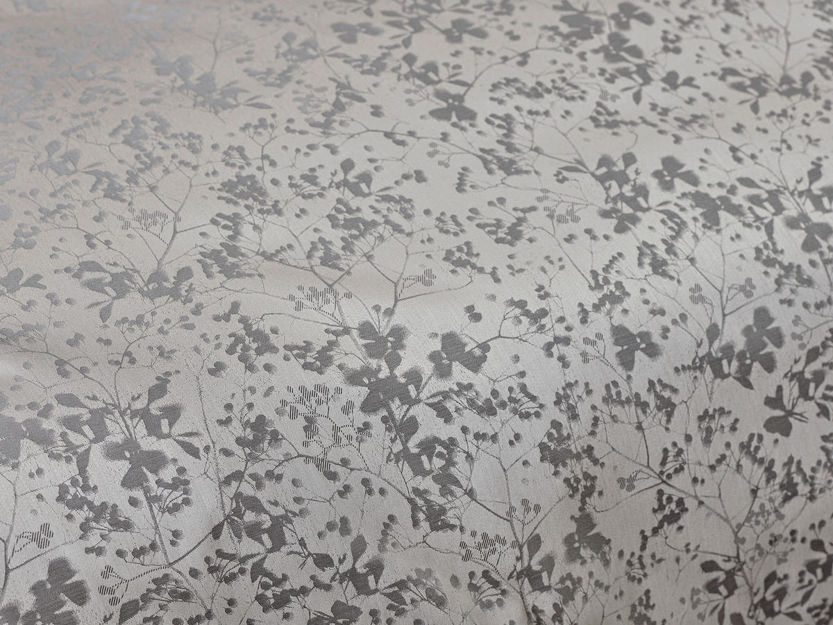 POSTELJINA NORA 200/200 cm damast siva  - siva, Osnovno, tekstil (200/200cm) - Curt Bauer