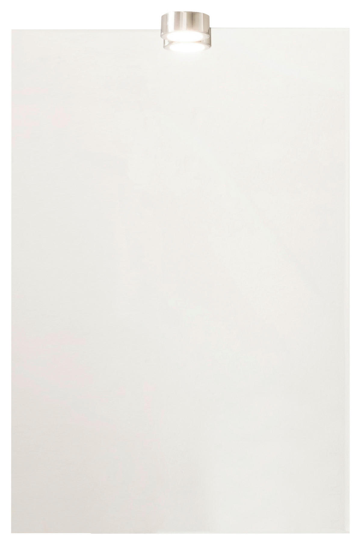 GÄSTEBAD - Weiss, Konventionell, Glas/Holzwerkstoff (50cm) - Xora