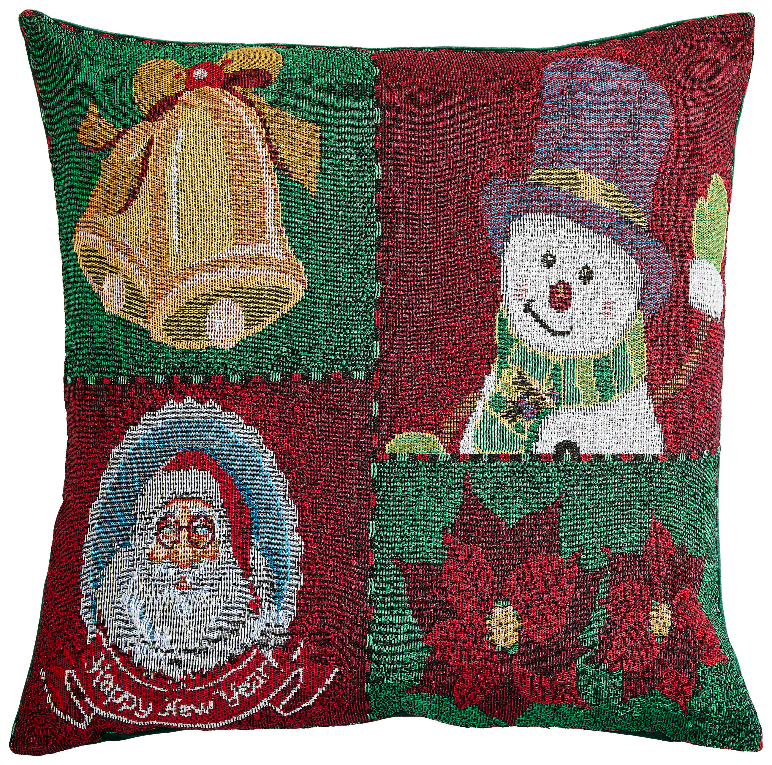 KISSENHÜLLE 45/45 cm  - Grün, KONVENTIONELL, Textil (45/45cm) - X-Mas