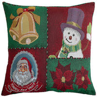KISSENHÜLLE 45/45 cm  - Grün, KONVENTIONELL, Textil (45/45cm) - X-Mas