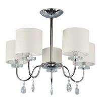 TAKLAMPA Estera 58/58/56 cm  - kromfärg, Klassisk, metall/plast (58/58/56cm)