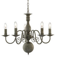 SVJETILJKA VISEĆA  60/47 cm      Greythorne  - siva, Trend, metal (60/47cm)