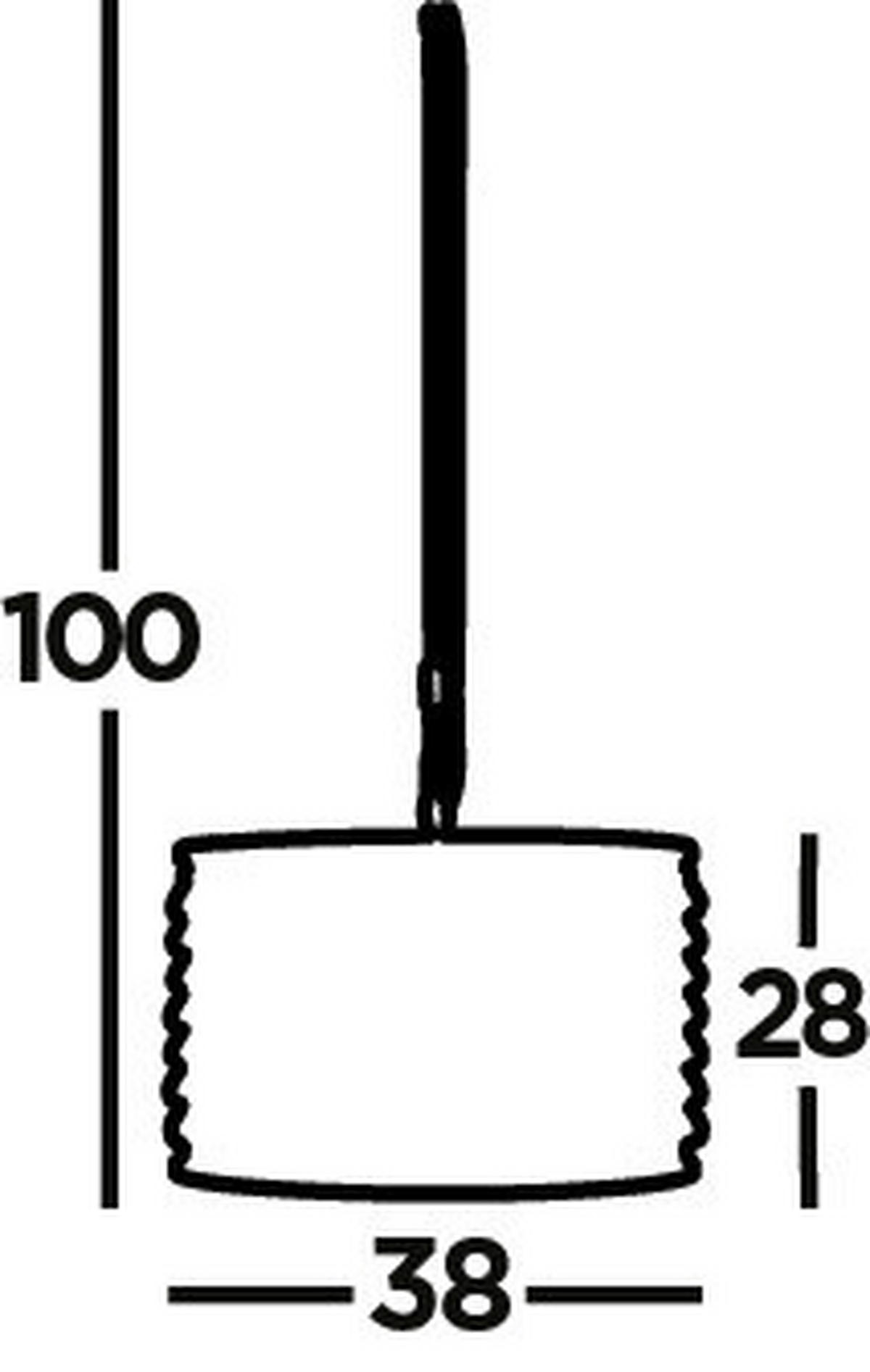 KRISTALNA VISEĆA SVJETILJKA  38/100 cm      Marquise  - bakrenaste boje, Lifestyle, staklo/metal (38/100cm)