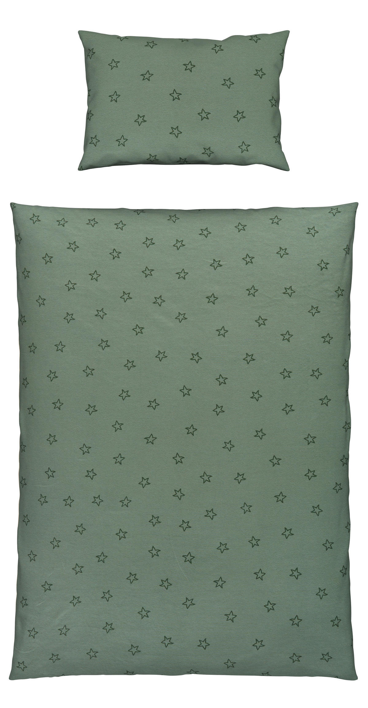 BABYBETTWÄSCHE 100/135 cm  - Grün, Basics, Textil (100/135cm) - Patinio