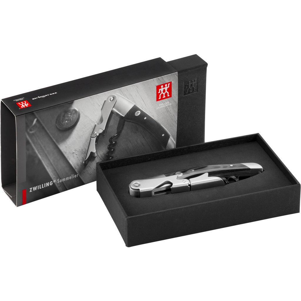 Thumbnail - Zwilling Kellnermesser Zwilling Sommerlier, Silber, Metall, zusammenklappbar, integrierter Kapselheber, Folienschneider,...