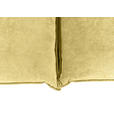 ECKSOFA in Webstoff Gelb  - Gelb/Schwarz, Design, Textil/Metall (338/165cm) - Hom`in