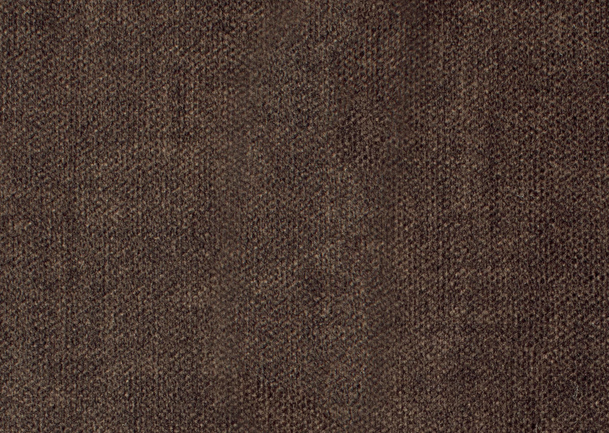 BIGSOFA Samt Dunkelbraun  - Dunkelbraun/Schwarz, KONVENTIONELL, Holz/Textil (280/67/120cm) - Carryhome