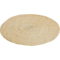 JUTETEPPICH 60 cm Jute Creme rund  - Creme, KONVENTIONELL, Textil (60cm)