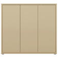 SCHUHSCHRANK  in 109,2/99,1/34,9 cm  - Hellgelb/Grau, MODERN, Holzwerkstoff/Kunststoff (109,2/99,1/34,9cm) - Carryhome