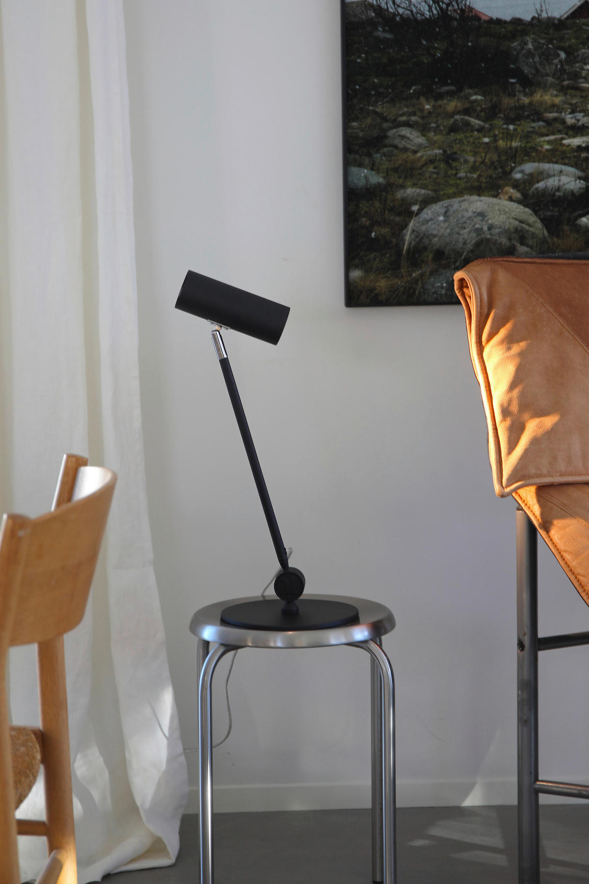 BORDSLAMPA Arlo 20/53/28 cm   - svart, Basics, metall (20/53/28cm) - Markslöjd