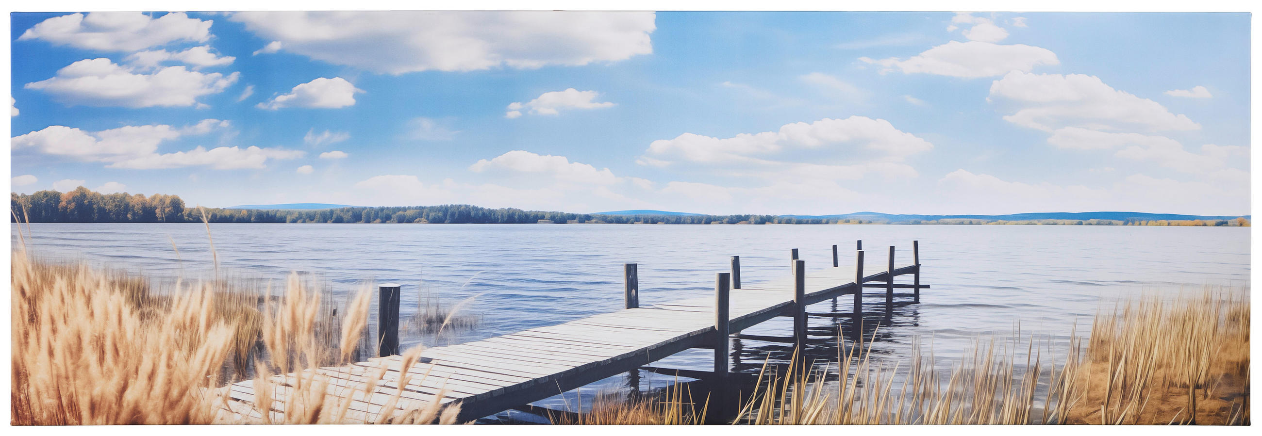 LEINWANDBILD Landschaft & Natur 180/60 cm  - Multicolor, Basics, Holz/Papier (180/60cm)