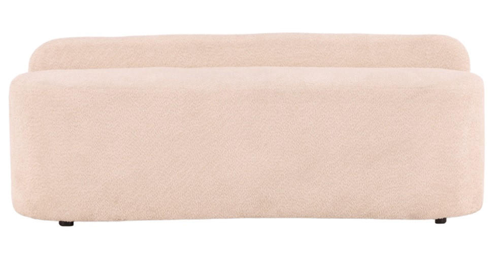 2-SITS SOFFA i metall, textil vit  - vit/svart, Design, metall/textil (160/61/57cm) - Niels Andersson