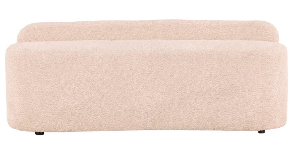 2-SITS SOFFA i textil, metall vit  - vit/svart, Design, metall/textil (160/61/57cm) - Niels Andersson