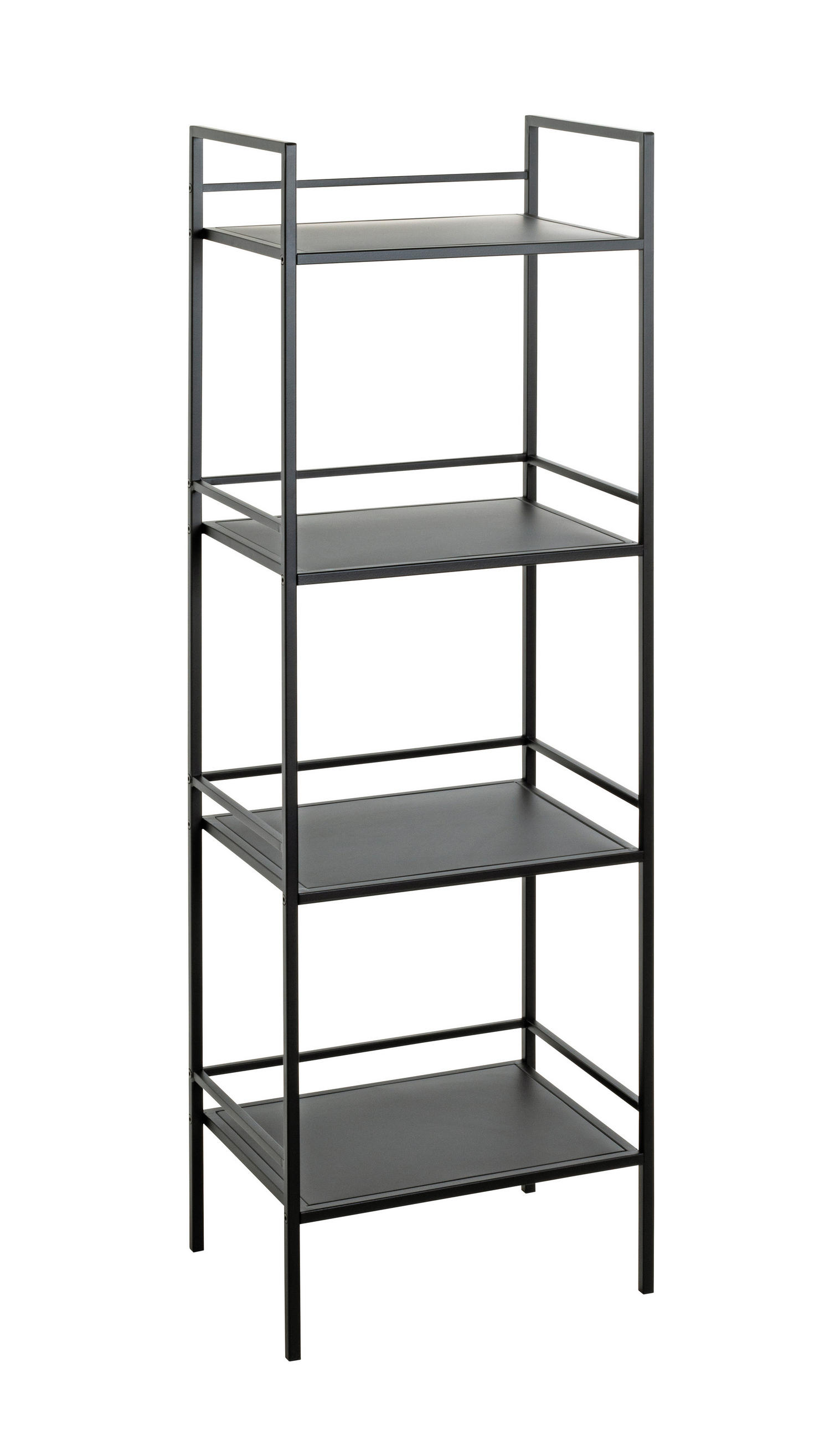 REGAL Schwarz  - Schwarz, Design, Metall (40/128/30cm)