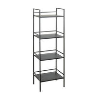 REGAL Schwarz  - Schwarz, Design, Metall (40/128/30cm)