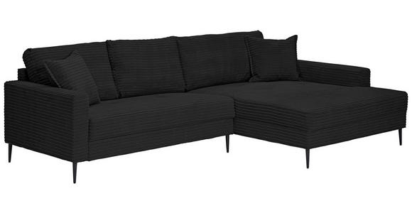 Freisteller von Carryhome ECKSOFA Schwarz Cord.