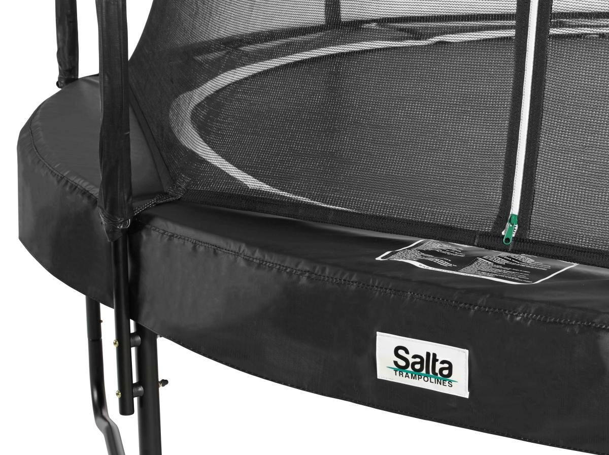 TRAMPOLIN SALTA PREMIUM 628 Salta Premium Black Edition  - KONVENTIONELL, Kunststoff/Metall (396cm) - Salta