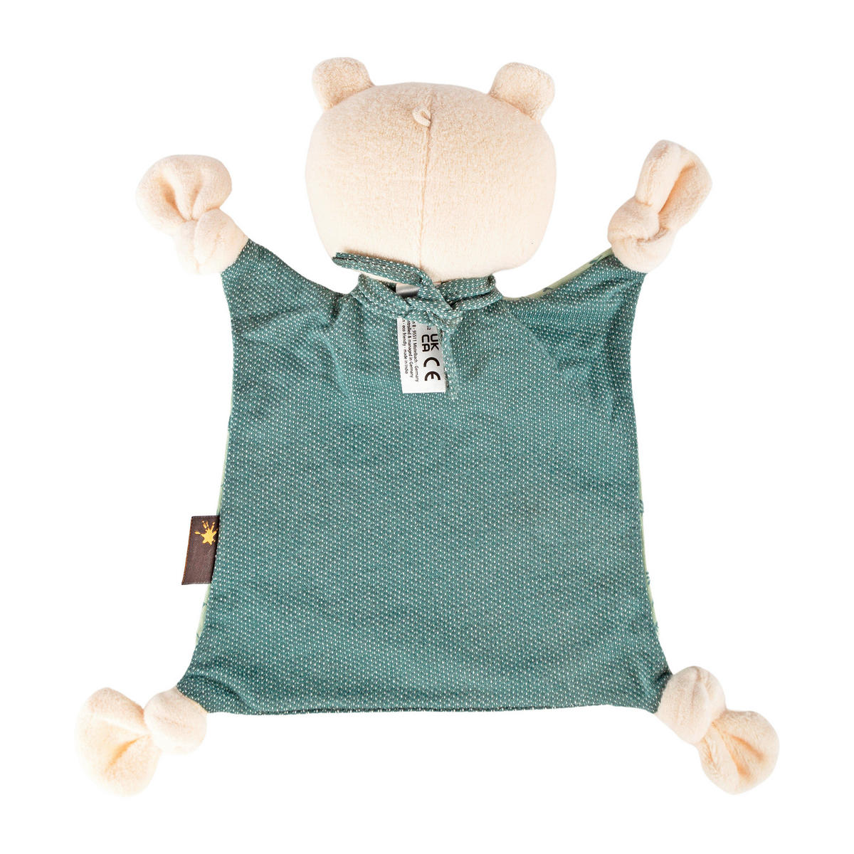 SCHMUSETUCH - Pastellgrün/Weiß, Basics, Textil (31/29/6cm) - Sigikid