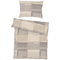 BETTWÄSCHE Status Makosatin 140/200 cm  - Dunkelgrau, Basics, Textil (140/200cm) - Kaeppel