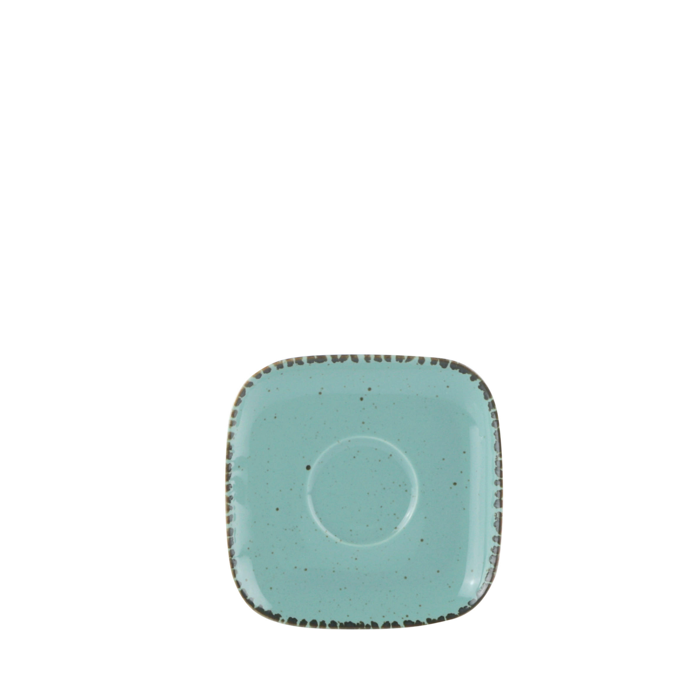 TANIERIK POD ŠÁLKU porcelán keramika 13,5/13,5 cm - tyrkysová, Lifestyle, keramika (13,5/13,5cm) - Landscape