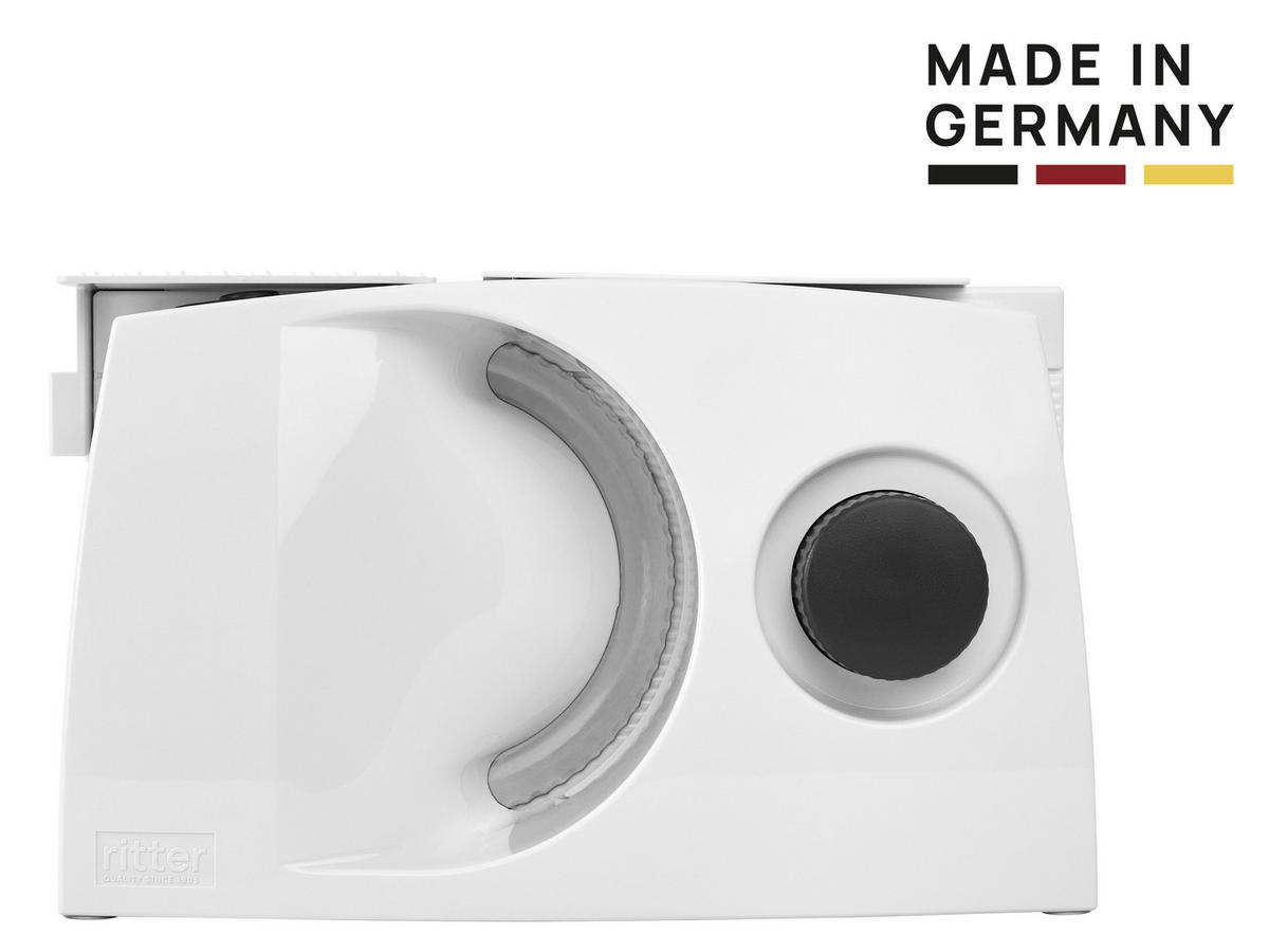 ALLESSCHNEIDER   - Weiß Hochglanz, Basics, Kunststoff/Metall (34,8 cm/24/21,5 cmcm)