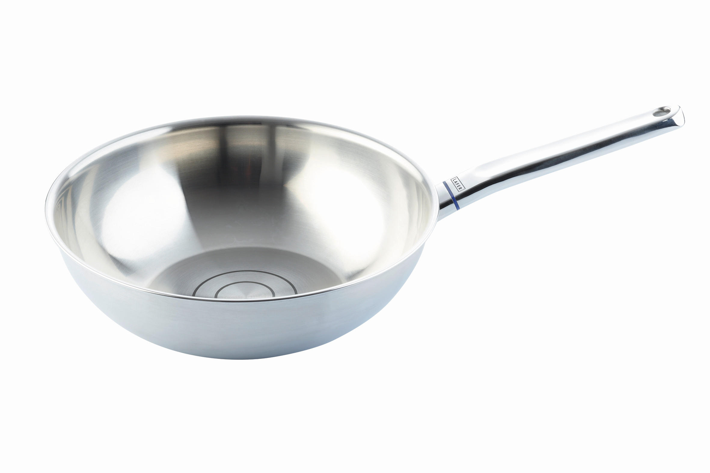 WOKPFANNE Lafer 30 cm  - Silberfarben, Basics, Metall (30cm) - Johann Lafer