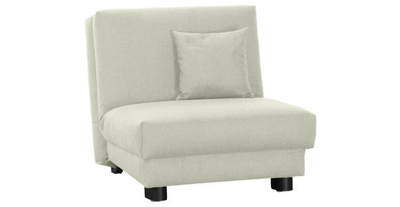 SCHLAFSESSEL Flachgewebe Hellgrau    - Hellgrau/Schwarz, Design, Textil/Metall (85/85/100cm) - Carryhome