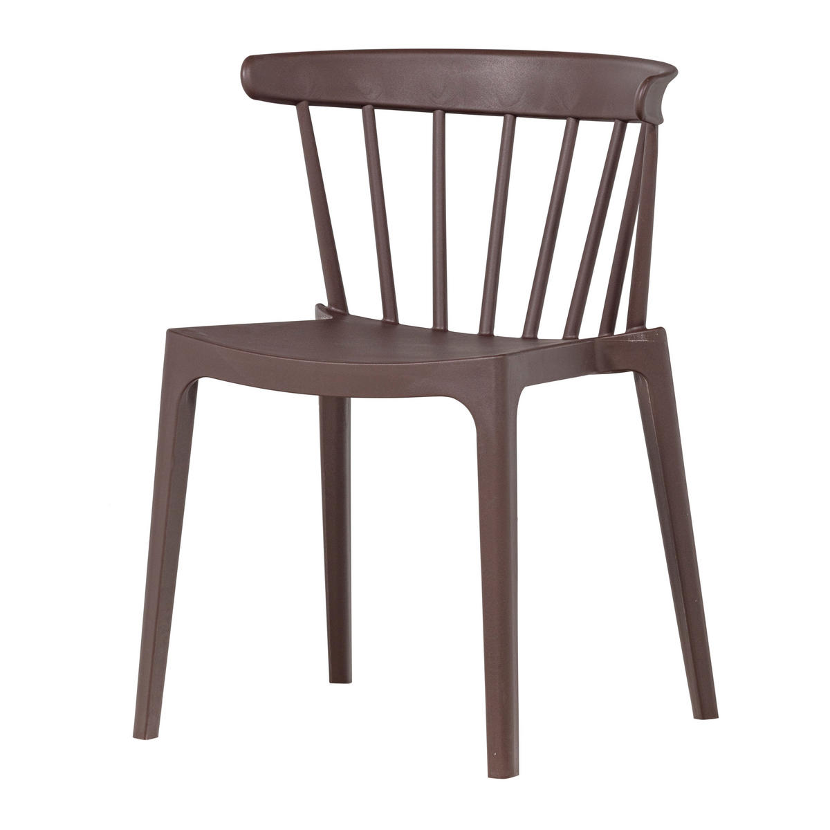 GARTENSTUHL-SET Kunststoff Braun, Violett  - Violett/Braun, MODERN, Kunststoff (52/75/53cm) - Livetastic