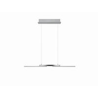 LED-HÄNGELEUCHTE MORE 87/13/150 cm   - Nickelfarben, Design, Metall (87/13/150cm) - Hell