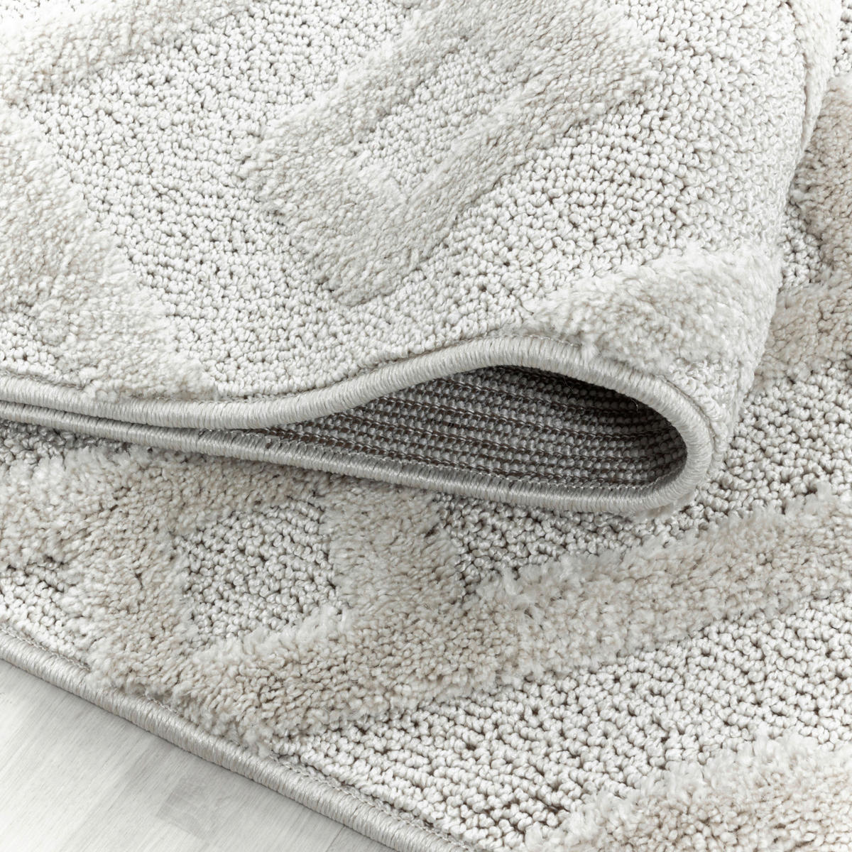 WEBTEPPICH 200 cm Pisa 4708 cream Creme  - Creme, KONVENTIONELL, Textil (200cm)