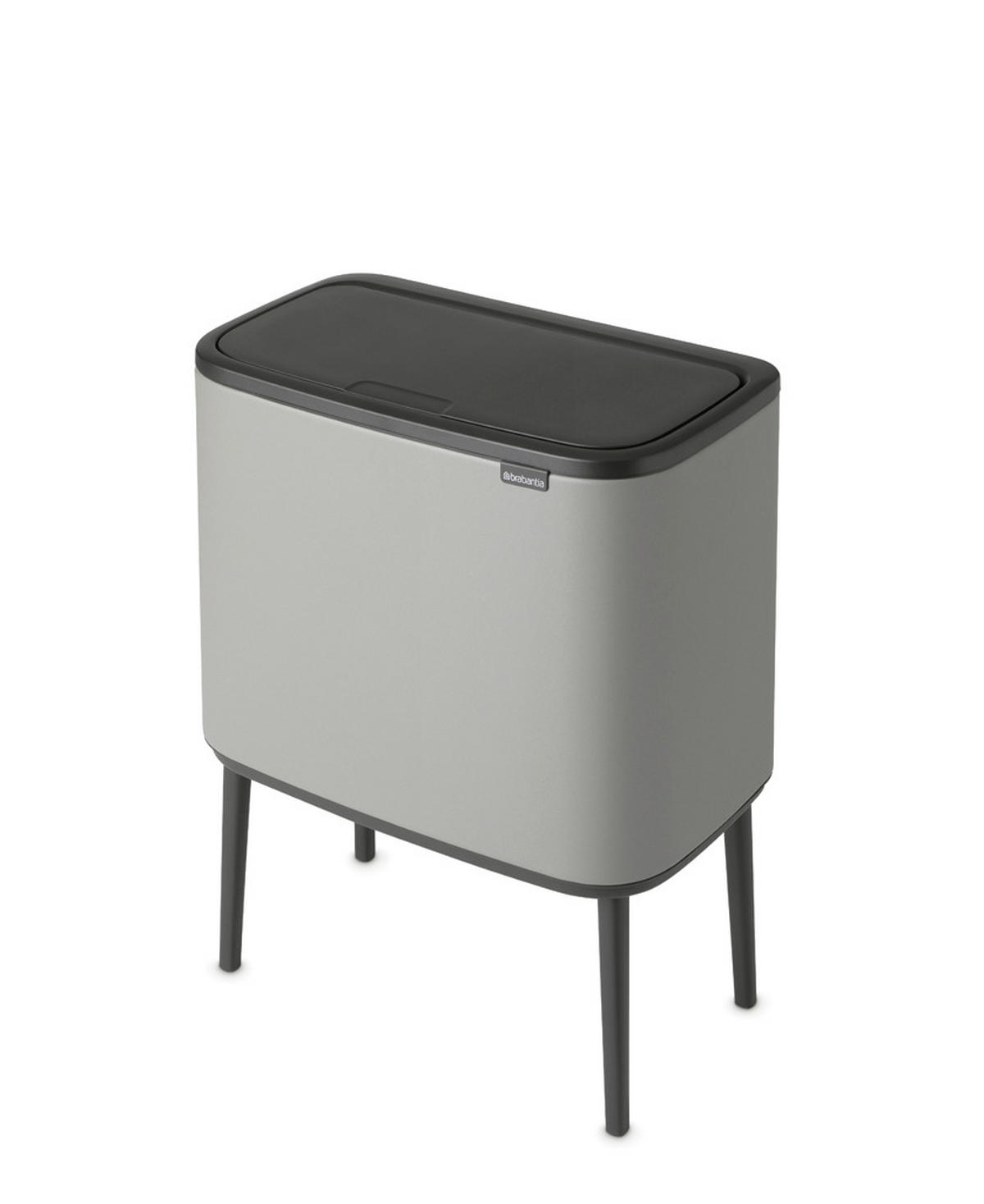 KOŠ ZA SMETI - siva, Basics, umetna masa (54/68/31.5cm) - Brabantia