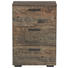KOMMODE - Schwarz/Braun, Design, Holzwerkstoff/Kunststoff (55/81/42cm) - Carryhome