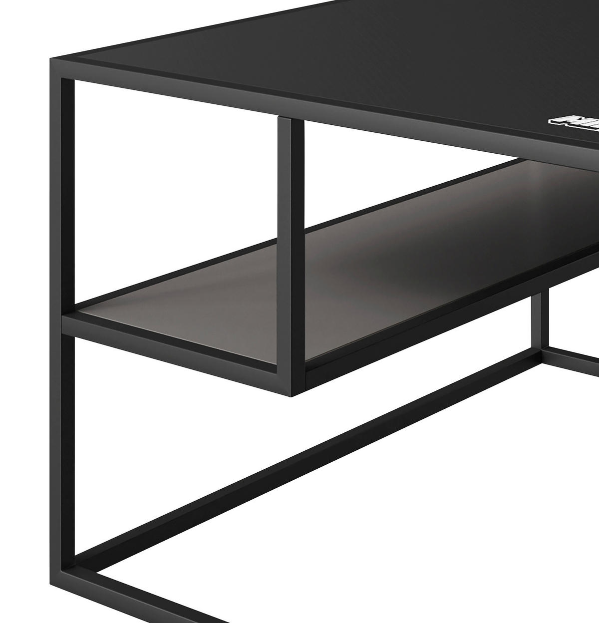 COUCHTISCH 70/70/45 cm quadratisch Schwarz  - Schwarz, MODERN, Holzwerkstoff/Metall (70/70/45cm) - Minecraft