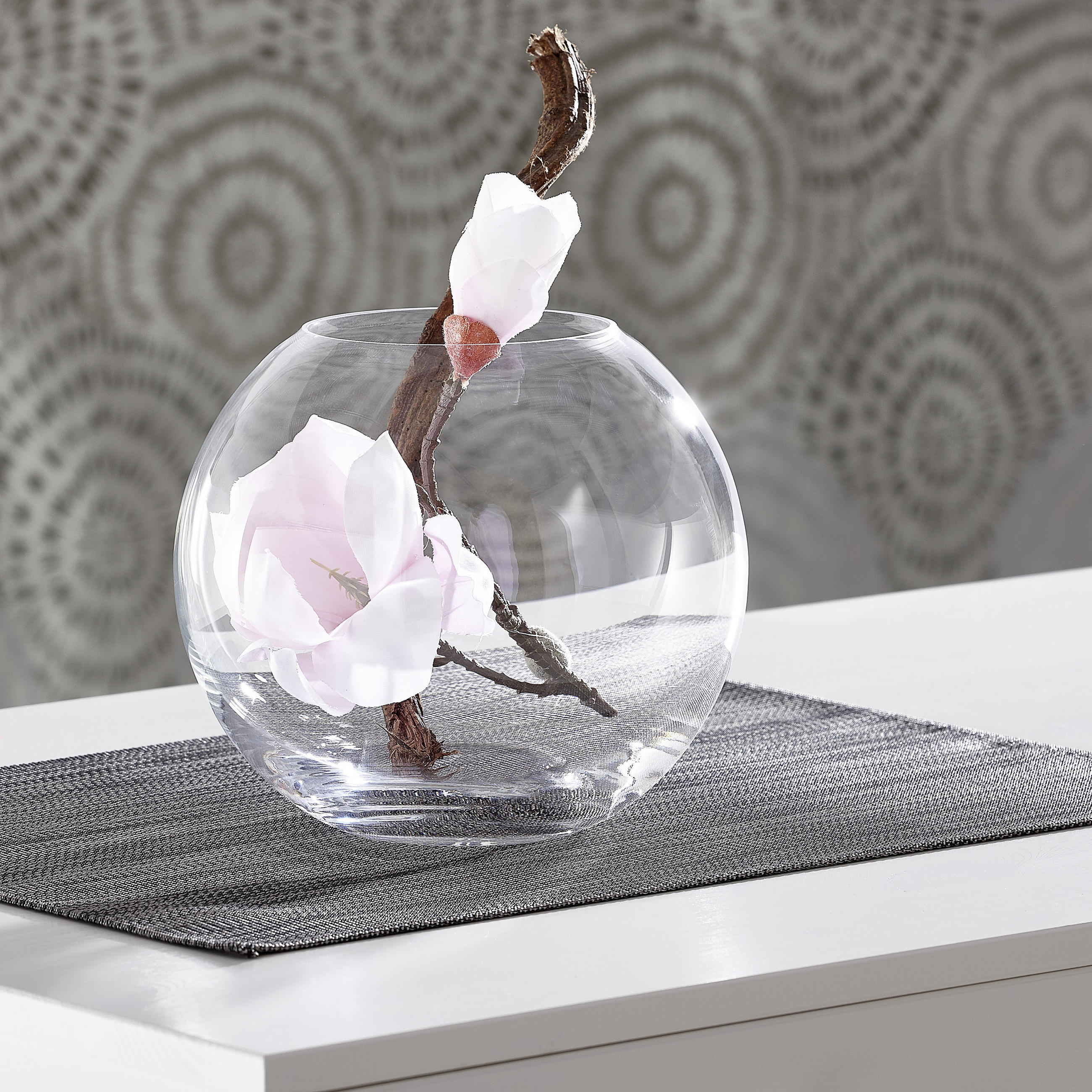 VASE Boccia 17,5 cm  - Klar, Basics, Glas (17,5cm) - Leonardo