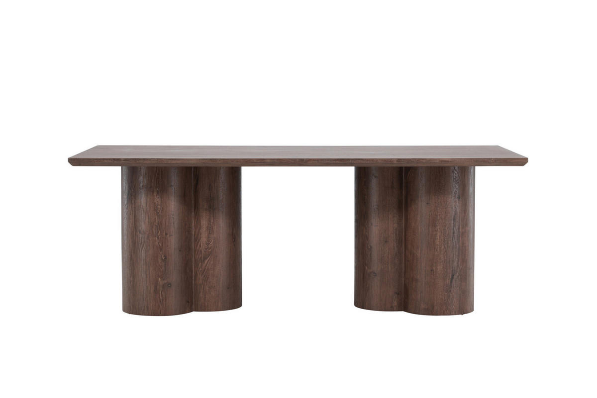 ESSTISCH in Holz 210100/100/75 cm   - Braun, MODERN, Holz (210100/100/75cm) - Livetastic