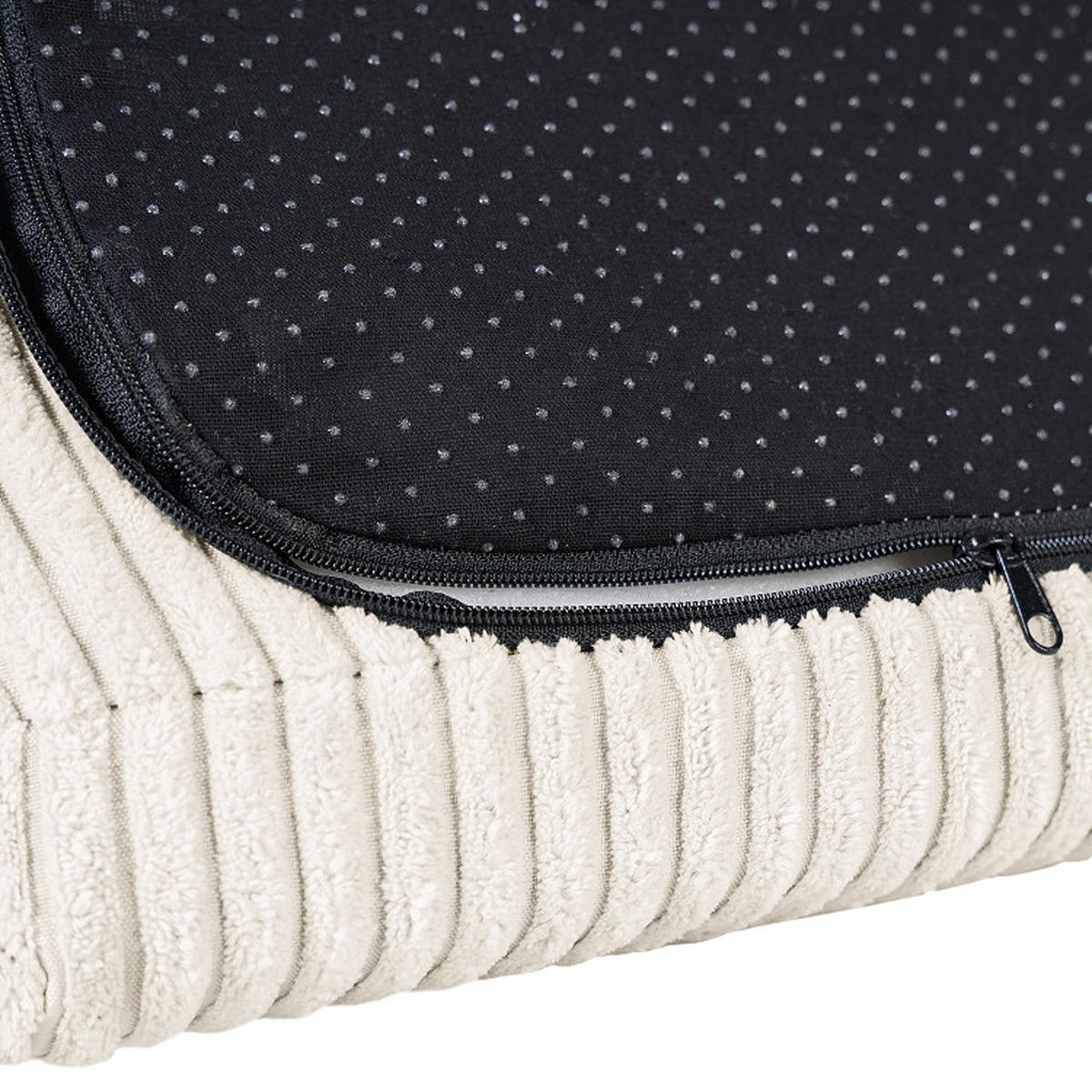 RÜCKENKISSEN   83/25/42 cm  - Weiss, Modern, Textil (83/25/42cm) - Trendmanufaktur