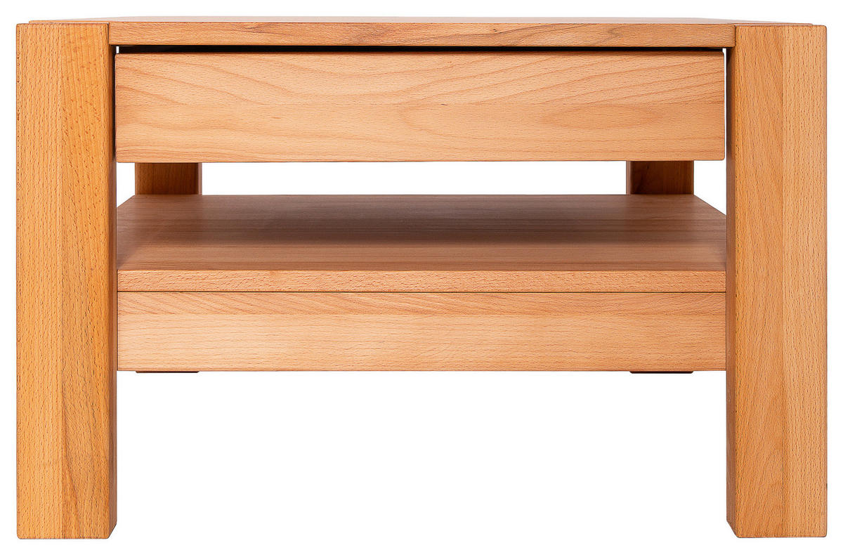 COUCHTISCH Kernbuche massiv 70/70/47,5 cm quadratisch Kernbuche  - Kernbuche, KONVENTIONELL, Holz (70/70/47,5cm) - Linea Natura