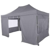 PAVILLON 450/330/300 cm Stahl  - Grau, KONVENTIONELL, Textil/Metall (450/330/300cm) - Siena Garden